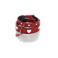 Psí obojok Hunter Love S/M 35-40 cm Rojo/Blanco