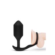 Análna zástrčka B-Vibe Vibrating Snug Čierna XL