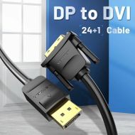 Adaptér DisplayPort na DVI Vention HAFBH Čierna 1 m