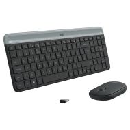 Klávesnica a myš Logitech 920-009190 Čierna Sivá Francúzština AZERTY