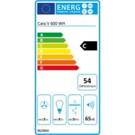 Konvenčný odsávač pár Cata V600WH Biela