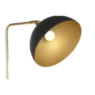 Stojaca lampa Home ESPRIT Čierna Zlatá 25 W 220 V 40 x 25 x 152 cm