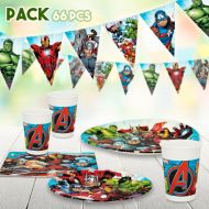 Party set The Avengers 66 Kusy