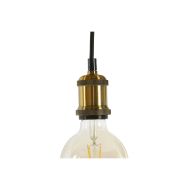 Nástenná lampa Home ESPRIT Zlatá Živica 50 W Moderný Buldog 220 V 25 x 23 x 29 cm