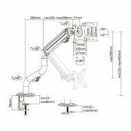 Držiak na televíziu Aisens DT32TSR-139 17"-32" 8 kg