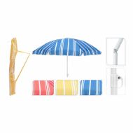 Beach umbrella Pruhovaný Ø 180 cm