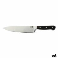 Nôž šéfkuchára Quid Professional Inox Chef Black Čierna Kov 20 cm (Pack 6x)