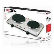 Elektrický Varič Haeger HP-02S.015A 2 Sporák Červená 2250W