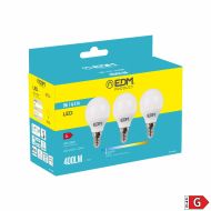 Pack of 3 LED bulbs EDM G 5 W E14 400 lm Ø 4,5 x 8 cm (6400 K)