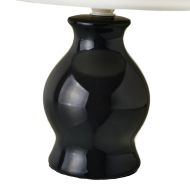 Stolná lampa Biela Čierna 40 W 220-240 V 15 x 15 x 26 cm