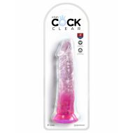 Vibrator Pipedream King Cock Clear Viacfarebná Ružová