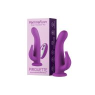 Vibrátor pre dvojicu Dual Stimulation FemmeFunn Pirouette Purpurová