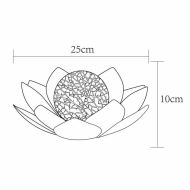 Slnečná lampa Galix Waterlily 25 cm