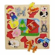 Detské drevené puzzle Goula 53025 (12 pcs)