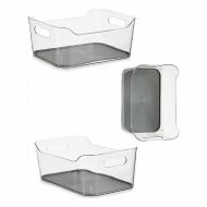 Organizačné Krabičky Recyklovaný plast Sivá 17 x 10,5 x 24,5 cm (12 kusov)