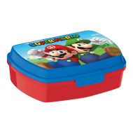 Desiatový box na sendvič Super Mario Plastické Červená Modrá (17 x 5.6 x 13.3 cm)