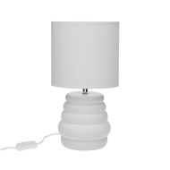 Stolná lampa Versa Biela Keramický 40 W 17 x 32,2 cm