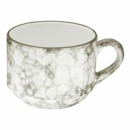 Šálka Viejo Valle Rocks Porcelán 180 ml Gaštanová (12 kusov)