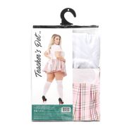 Erotický Kostým Teacher’s Pet School Girl Ružová Queen size