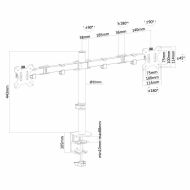 Držiak monitoru Neomounts FPMA-D550DBLACK