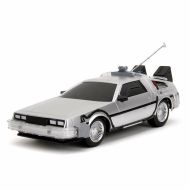 Auto na diaľkové ovládanie Back to the Future Delorean Striebristý 1:16