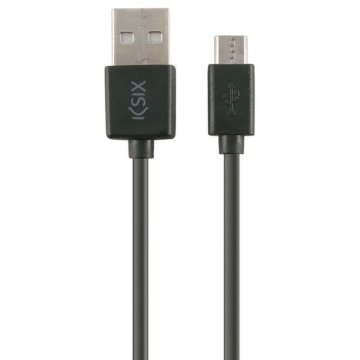 Kábel USB na Micro USB Contact 1 m Čierna