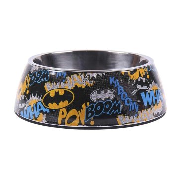 Krmítko pre psov Batman Melamin 180 ml Čierna Kov