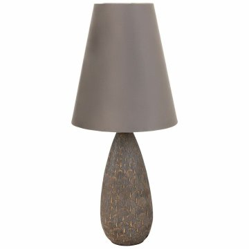 Stolná lampa Alexandra House Living Striebro Polyesterová živica 220-240 V 18 x 46 x 18 cm