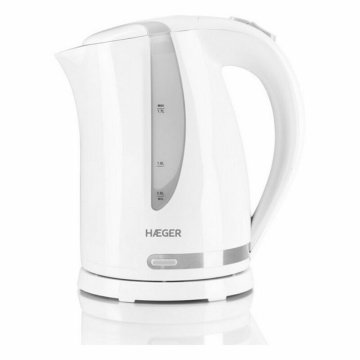 Kanvica Haeger EK-22W.022A Nerezová oceľ Biela 2200 W 1,7 L