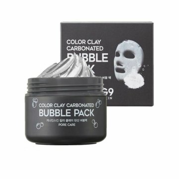 Maska na čistenie pórov G9 Skin Bubble Pack Charcoal Hlina