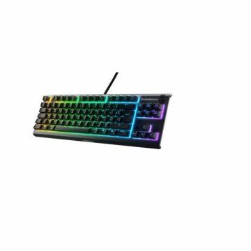 Klávesnica SteelSeries Apex 3 Gaming Čierna S káblom Francúzština AZERTY AZERTY