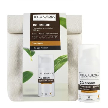 CC Cream Bella Aurora Stredný odtieň 30 ml 2 Kusy