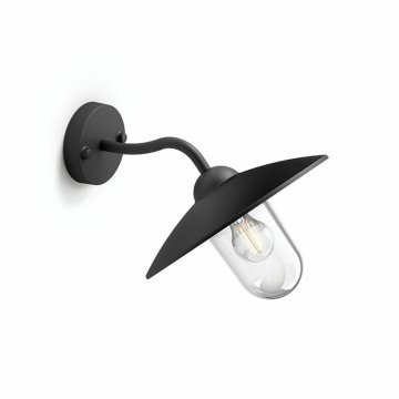 Nástenná Lampa Philips 0164330PN Exteriér Čierna Aluminium 60 W E27