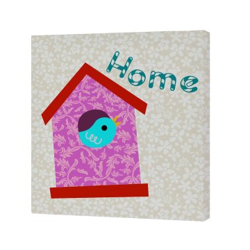 Plátno HappyFriday Moshi Moshi House Viacfarebná 27 x 27 cm