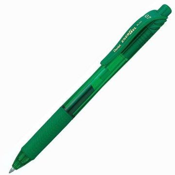 Pero Pentel EnerGel zelená 0,7 mm (12 Kusy)