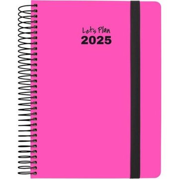 Agenda Grafoplas NEON Fuchsiová A5 14,8 x 21 cm 2025