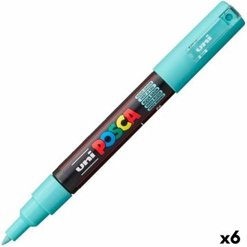 Fixka akrylickej farby POSCA PC-1M Akvamarín 0,7 mm (6 kusov)