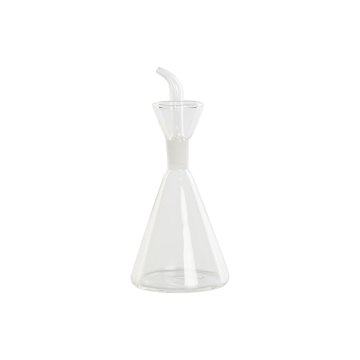 Olejnička DKD Home Decor Transparentná Borokremičité sklo 125 ml 7 x 7 x 16 cm