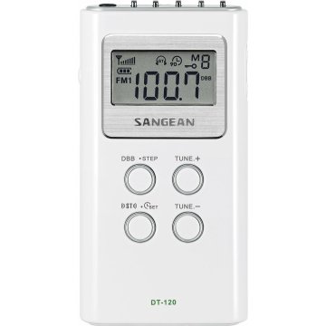 Radio Sangean DT120W BLANCO Biela