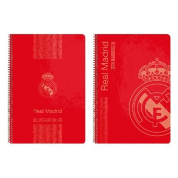 Hrebeňový zošit Real Madrid C.F. 511957066 Červená A4