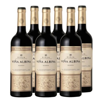 Červené víno Bodegas Riojanas Viña Albina Reserva 6 kusov