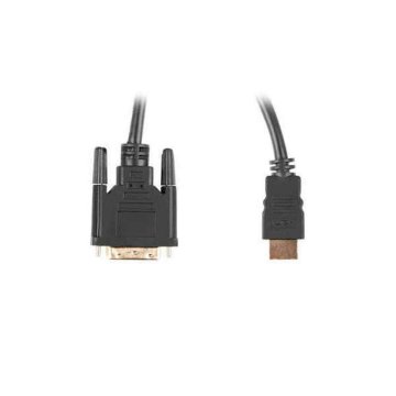 HDMI Kábel Lanberg CA-HDDV-20CU-0030-BK Čierna 3 m