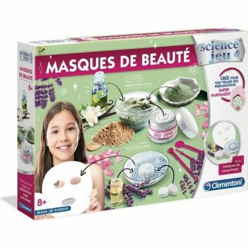 Detská make-up sada Clementoni Science & Jeu Beauty masks (FR) Viacfarebná