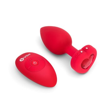 Vibrator B-Vibe Heart Červená