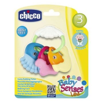 Hryzátko pre bábätko Rattle Chicco PVC 11,5 x 11 x 2,5 cm (11,5 x 11 x 2,5 cm)