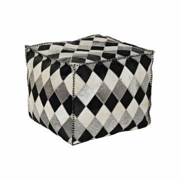 Poduška DKD Home Decor Polyester Koža (45 x 45 x 40 cm)