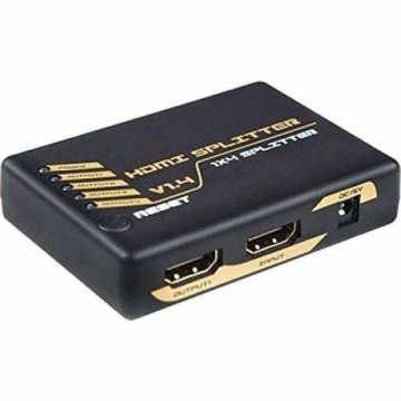 Rozbočovač DCU 1x4 HDMI Čierna