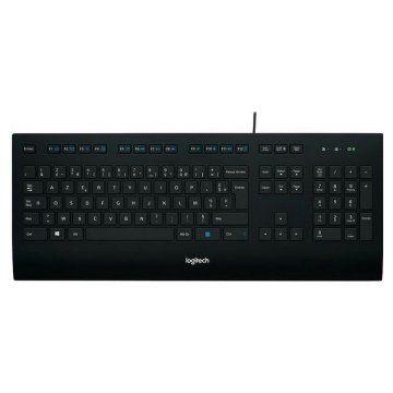 Klávesnica Logitech K280E Čierna Francúzština AZERTY