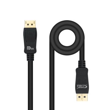 Kábel DisplayPort NANOCABLE 10.15.2502 Čierna HDR 8K Ultra HD