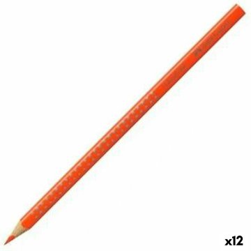 Farbičky Faber-Castell Colour Grip Tmavo oranžová (12 kusov)